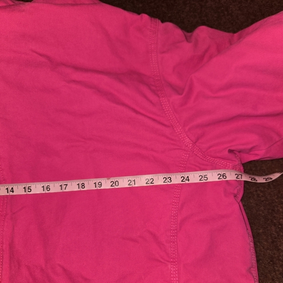 C.E. Schmidt Women's 3XL Canvas Jacket With Fleece Lining In Bright Pink - Picture 11 of 12